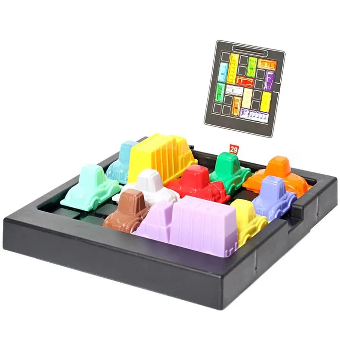 Traffic Jam Sliding Puzzle Game – Plastic, Black