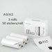 Mini Bliuetooth Wireless Thermal Printer 3 rollors set A9 A3
