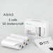 Mini Bliuetooth Wireless Thermal Printer 3 rollors set A9 A3
