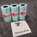 Mini Bliuetooth Wireless Thermal Printer 3pc Sticker thermal paper White