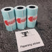 Mini Bliuetooth Wireless Thermal Printer 3pc Sticker thermal paper White