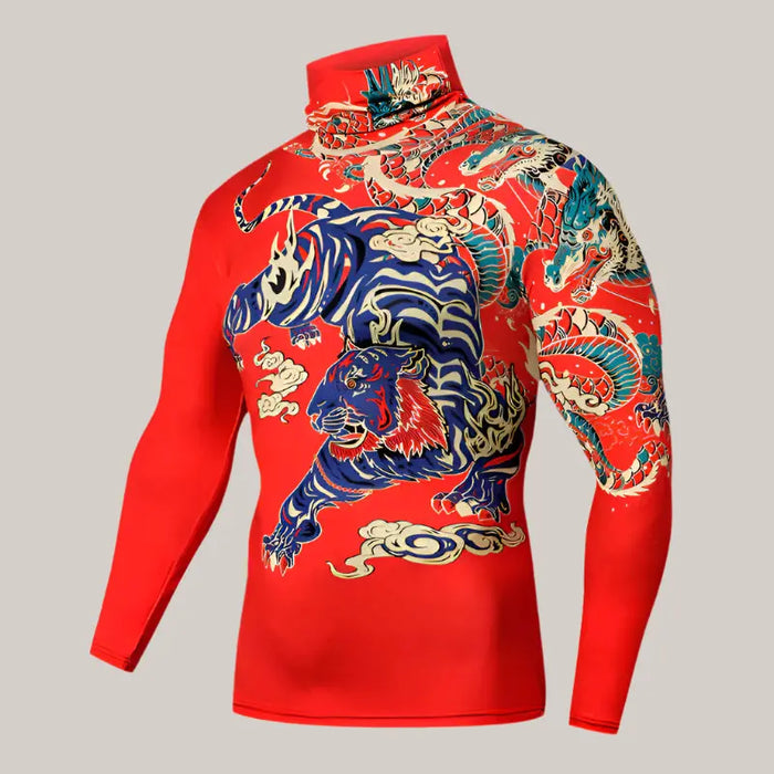 Fitness Compression Shirts With Mask F