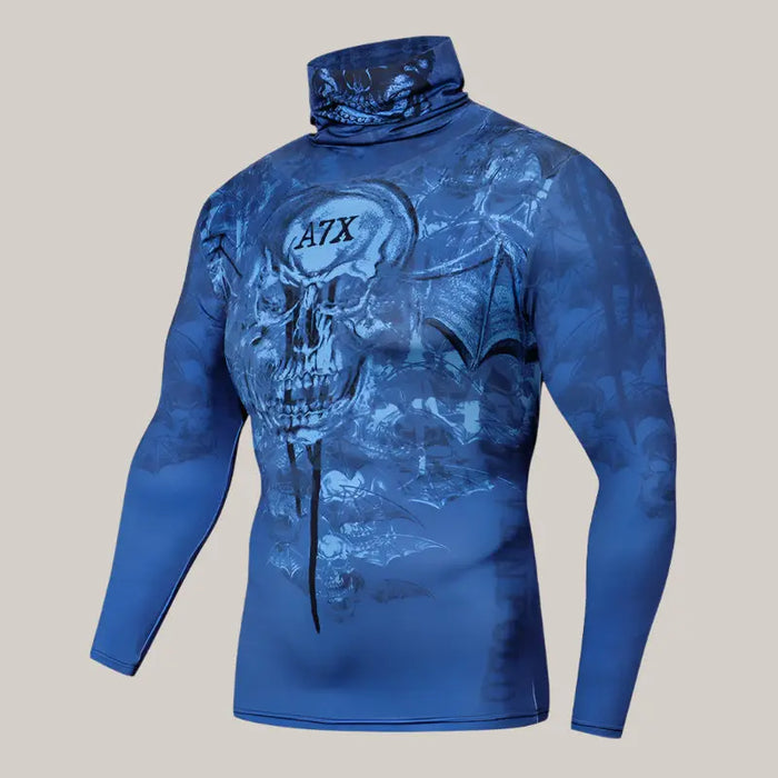 Fitness Compression Shirts With Mask E