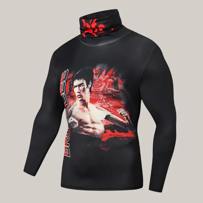 Fitness Compression Shirts With Mask B