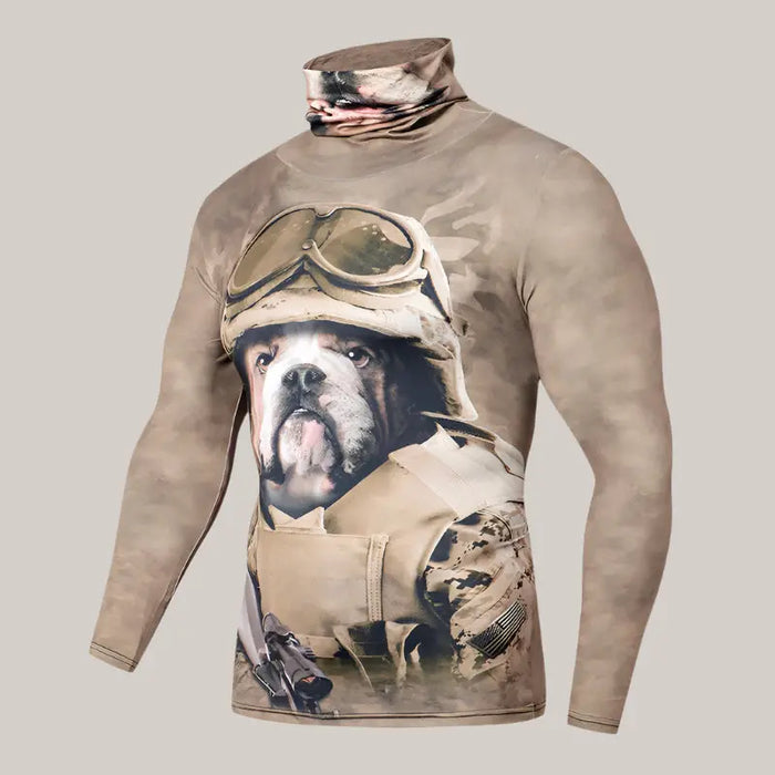 Fitness Compression Shirts With Mask G