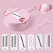 Kitchen Multifunctional Vegetable Shredder Pink