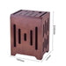 Ventilated Rubberwood Knife Holder, Wall-Mounted or Countertop Walnut