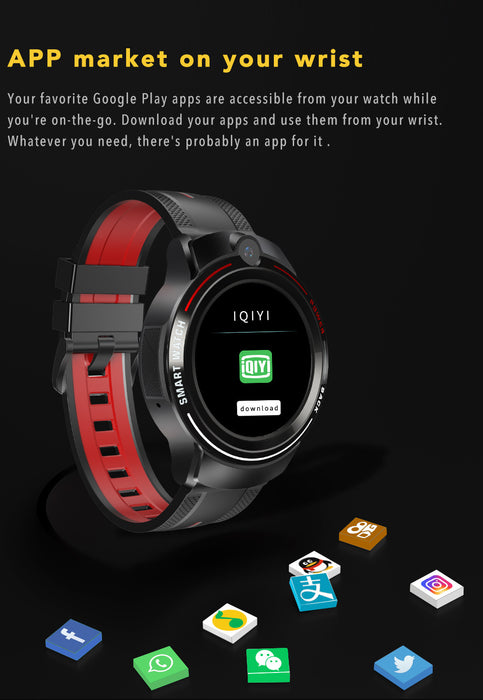 High-end Adult Dual Camera 4G Smart Watch Phone