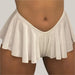 Womens Low Waist Loose Casual Skirt Shorts
