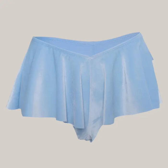 Womens Low Waist Loose Casual Skirt Shorts Blue