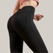 Running High Waist Tight Trousers Black B