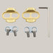 Self-Locking Pedal Cleat Bicycle Whisk lock piece