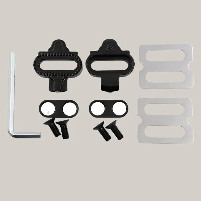 Self-Locking Pedal Cleat Bicycle Bike lock plate