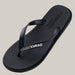 Two-Tone Outdoor Flip-Flop Sandals Black