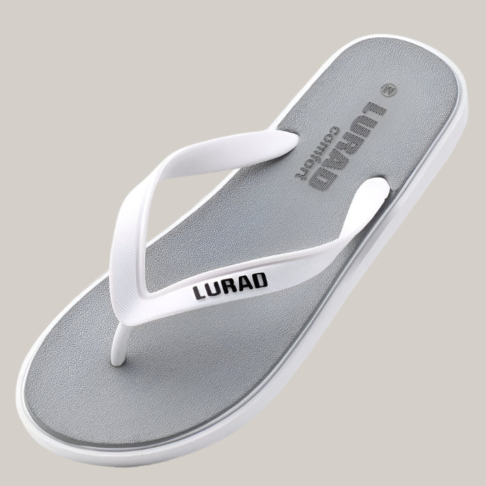 Two-Tone Outdoor Flip-Flop Sandals Grey