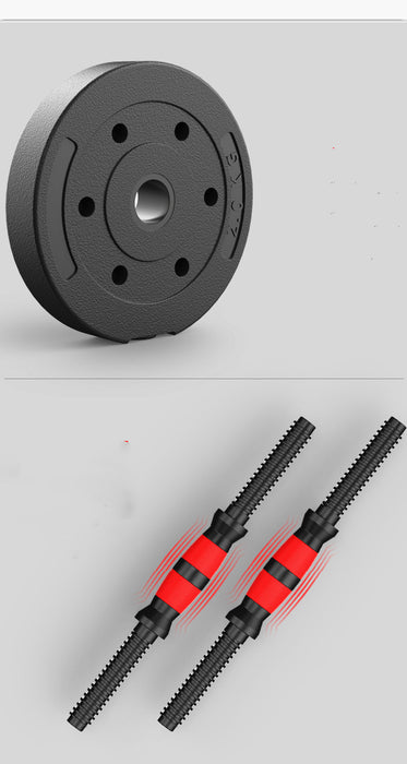 Cement Dumbbell Detachable Rubber-Coated Hand Bell
