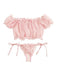 European and American Erotic Lingerie Sexy Women's Underwear Pink