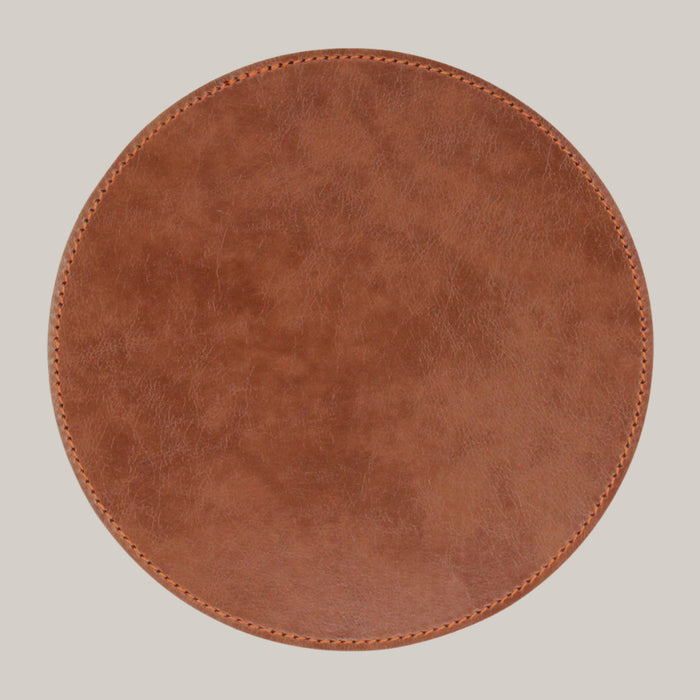 Anti-Slip Mouse Pad Compatible with Apple Devices Brown round
