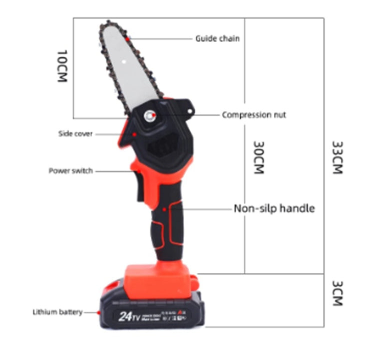 Hand-held Rechargeable Logging Saw