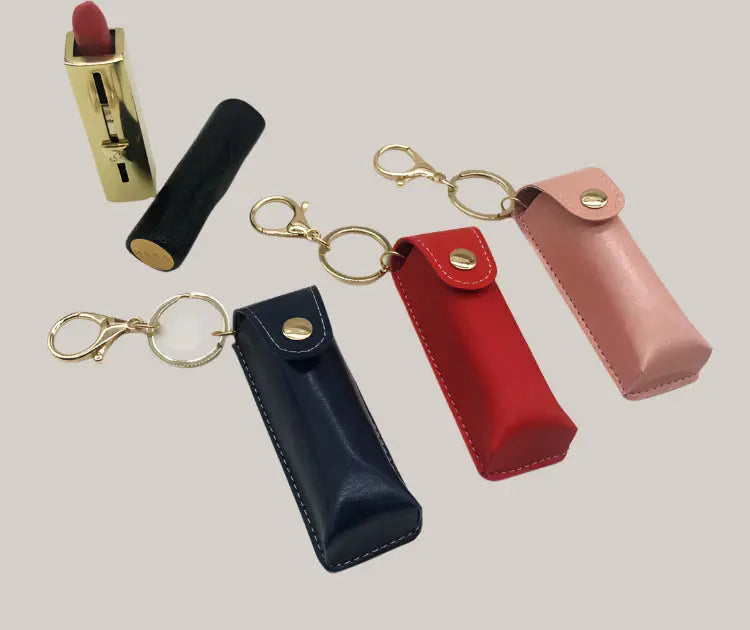 PU Leather Lipstick Case – 3 Colors