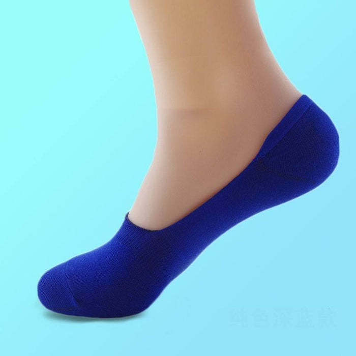 Summer Thin Boat Socks With Bamboo Fiber