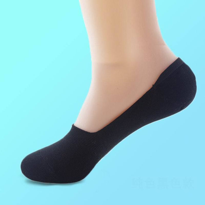 Summer Thin Boat Socks With Bamboo Fiber