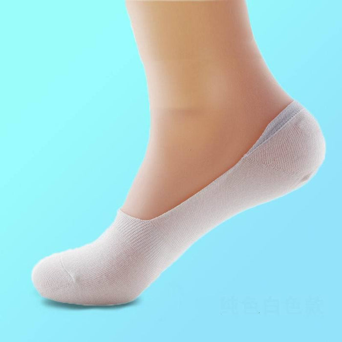 Summer Thin Boat Socks With Bamboo Fiber