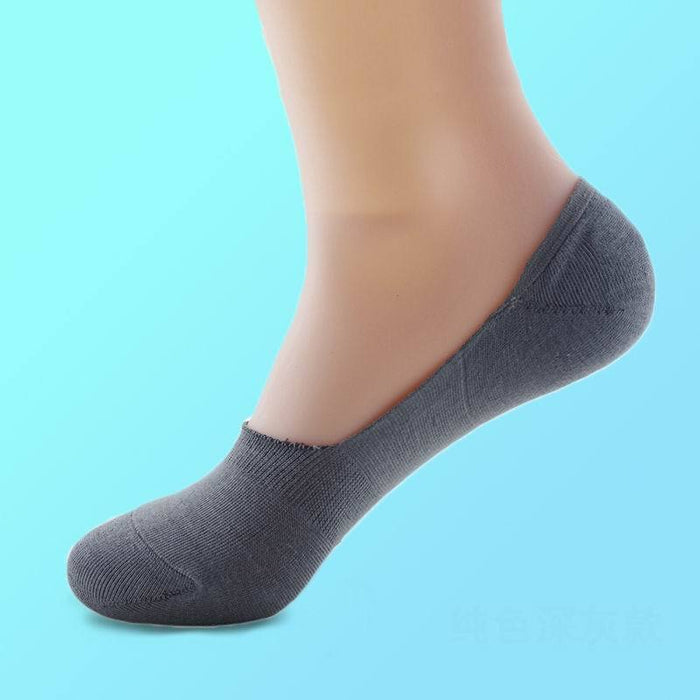 Summer Thin Boat Socks With Bamboo Fiber