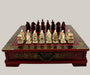 Painted Resin Chess Set – 25 × 24 cm, 2 Styles