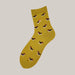 Socks For Men And Women Dog yellow One size