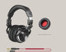 Stereo headphones with mic 002Black With spare earmuffs