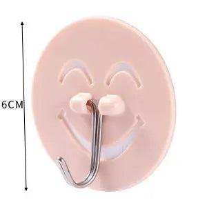 Self-Adhesive Waterproof Single Wall Hook 7 Style