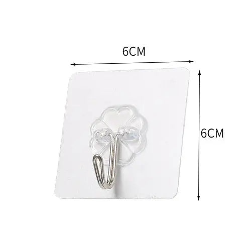 Self-Adhesive Waterproof Single Wall Hook 1 Style