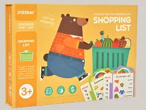 Children's Shopping List Board Game – Ages 4 to 6 Milu shopping list