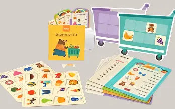 Children's Shopping List Board Game – Ages 4 to 6