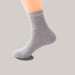 Black And White Gray Boat Socks In the tube grey One size 1PC