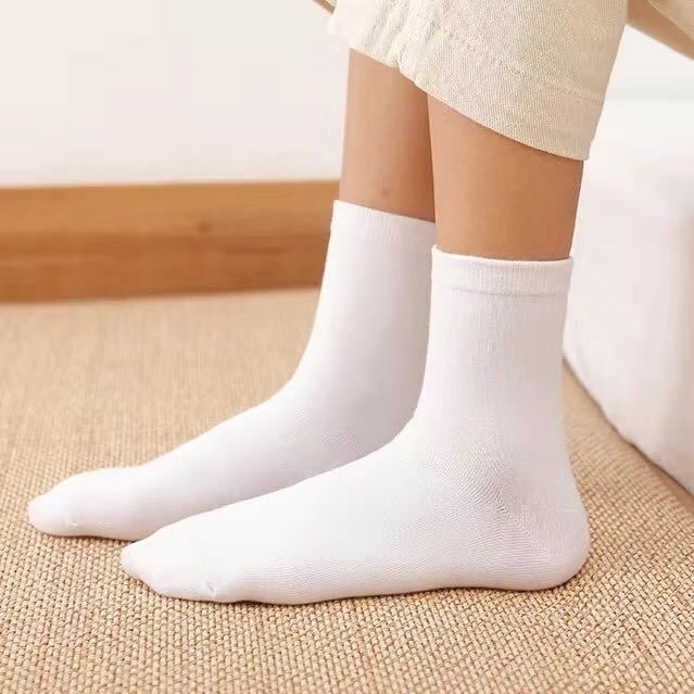 Black And White Gray Boat Socks