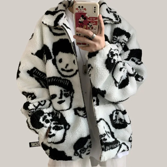 WAKUTA Winter Wool Coat White
