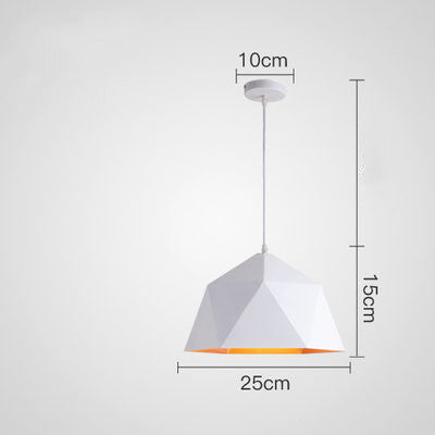 Colorful Mini Pendant Lamp White Small