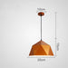Colorful Mini Pendant Lamp Gold Small