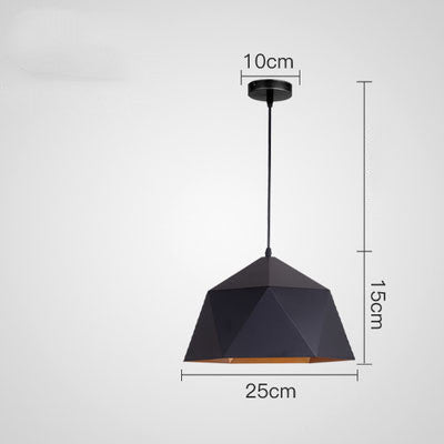 Colorful Mini Pendant Lamp Black Small