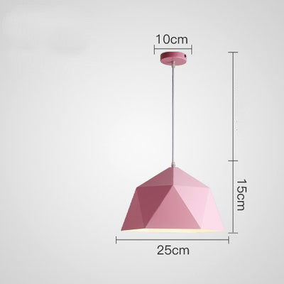 Colorful Mini Pendant Lamp Pink Small