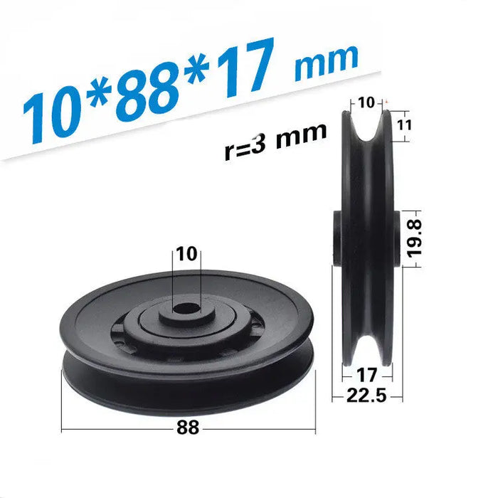 Fitness Pulley With U Over Line Small