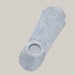 Socks Men And Women Solid Color Boat Socks Gray 1PCS