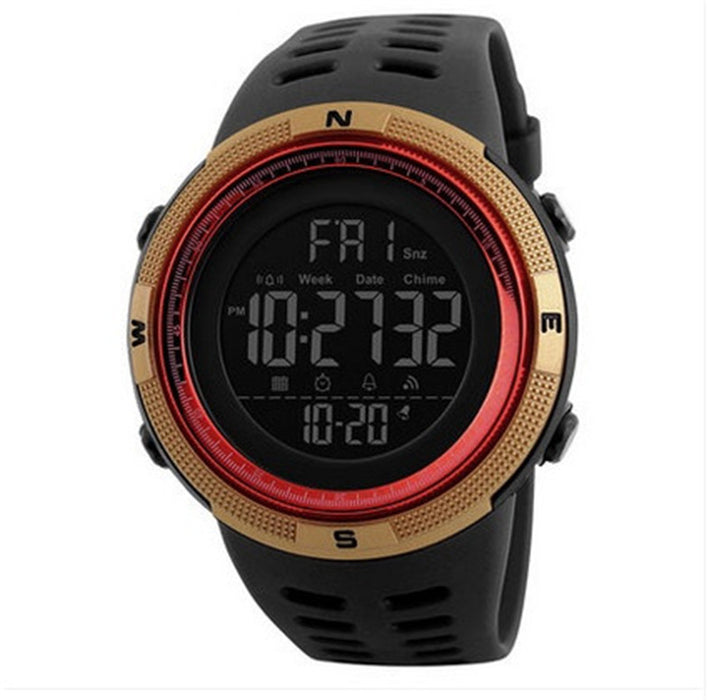 Moment Beauty Sports Watch Gold Red