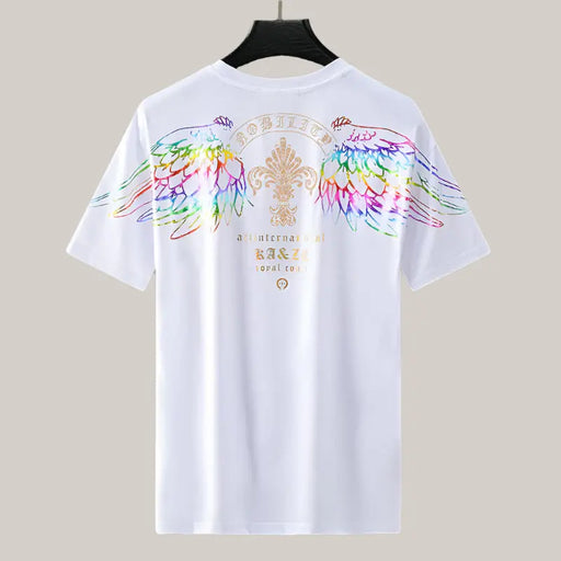 Men S Hot Stamping Process Men S Fashion White