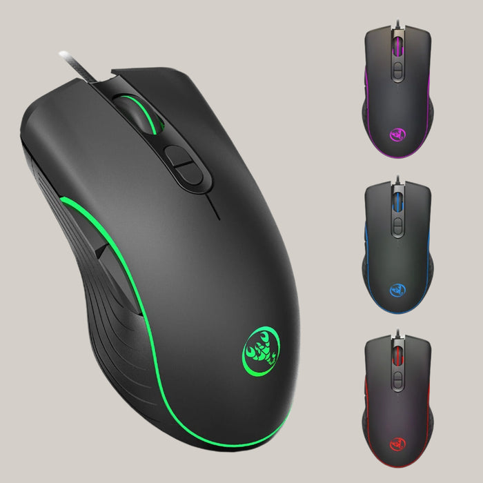 LED-Lit Wired Gaming Mouse