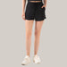Lace Wide Loose Shorts Women Black