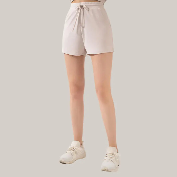 Lace Wide Loose Shorts Women White