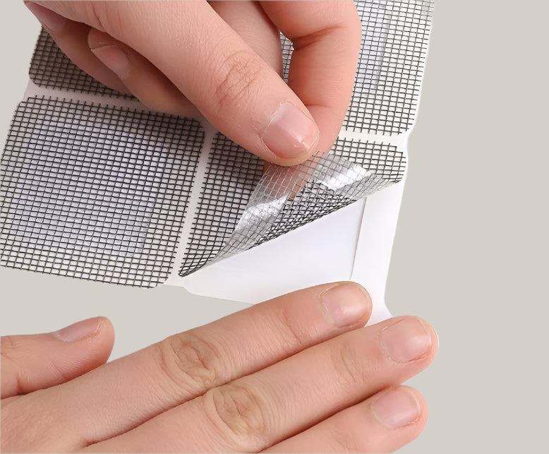 Self-Adhesive Window Screen Repair Patches, 10 × 10 cm 10x10cm